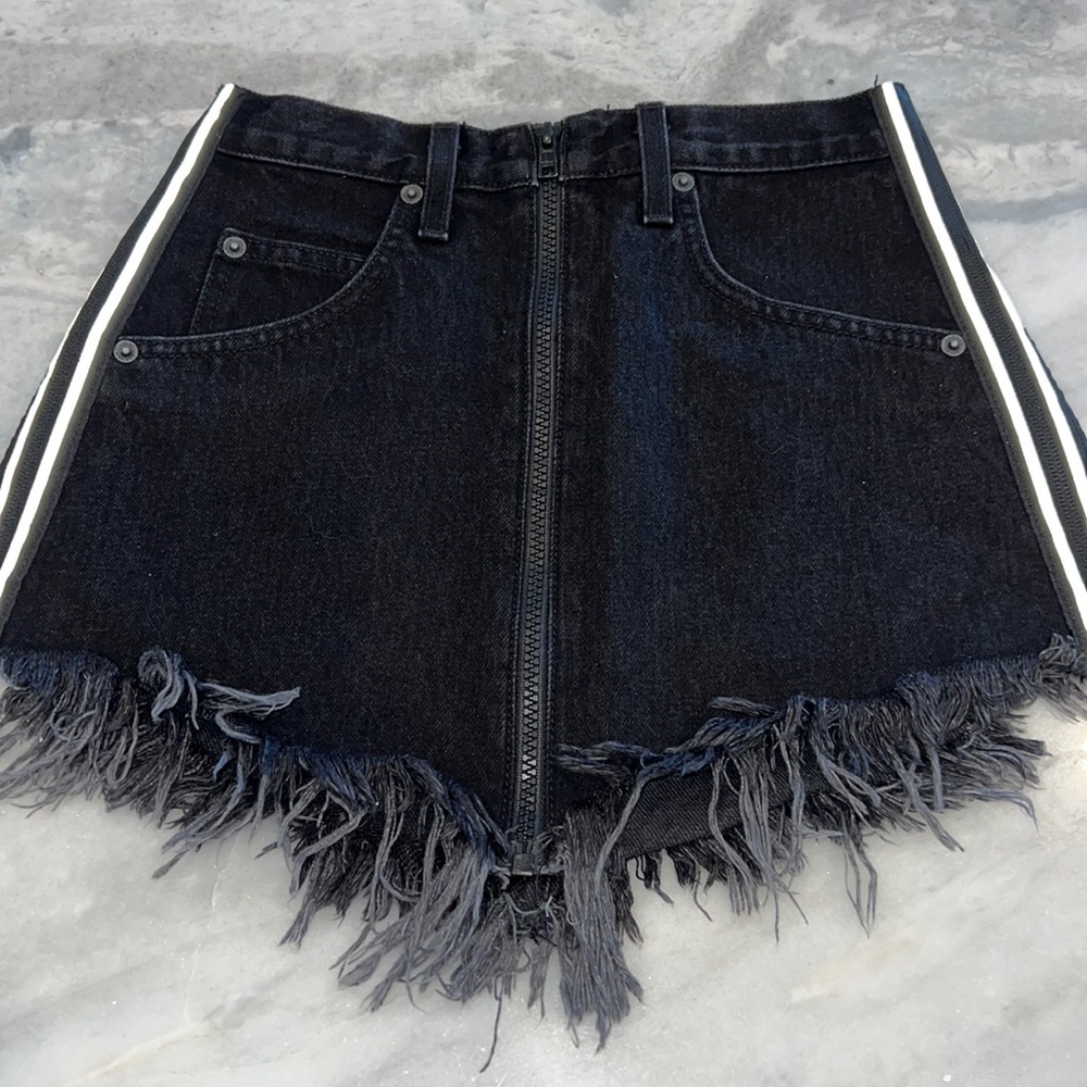 Carmar denim mini skirt